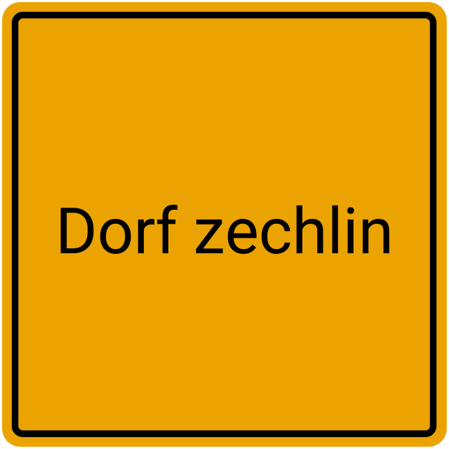 Meldebestätigung Dorf Zechlin
